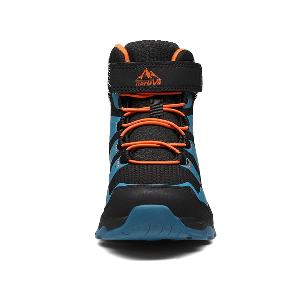 Kids Hiking Boots - BLACK BLUE - 4